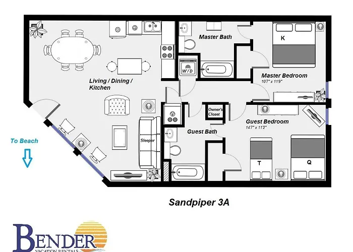 Holiday home Sandpiper 3a Gulf Shores